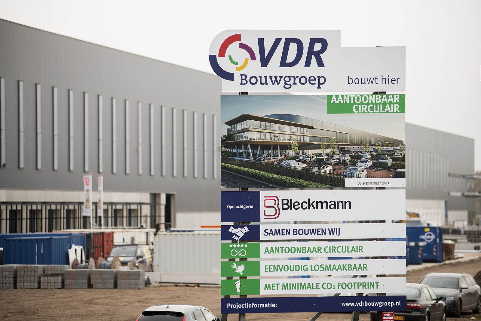 VDR Bouwgroep Bouwt Volledig Circulair Distributiecentrum, Inclusief ...